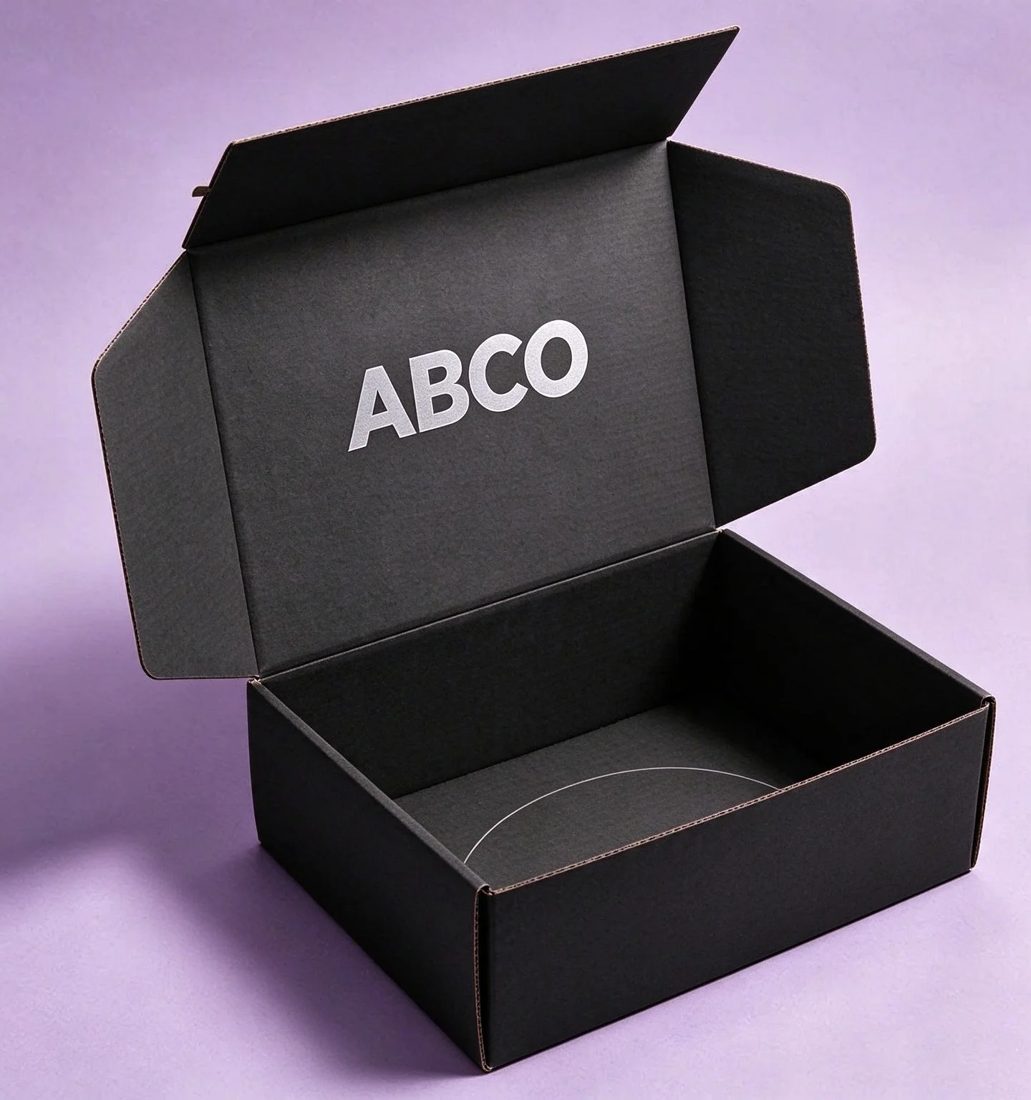 Corrugated Papier Verpackungsbox Logo nach Maß Reusable Falt Mailer Karton