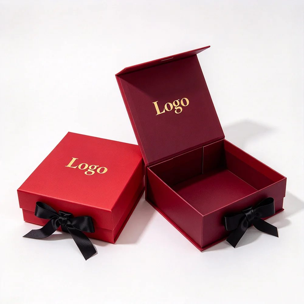 Individuell Faltbar Magnetisch Geschenkbox Recycled Corrugated Papier Verpackung