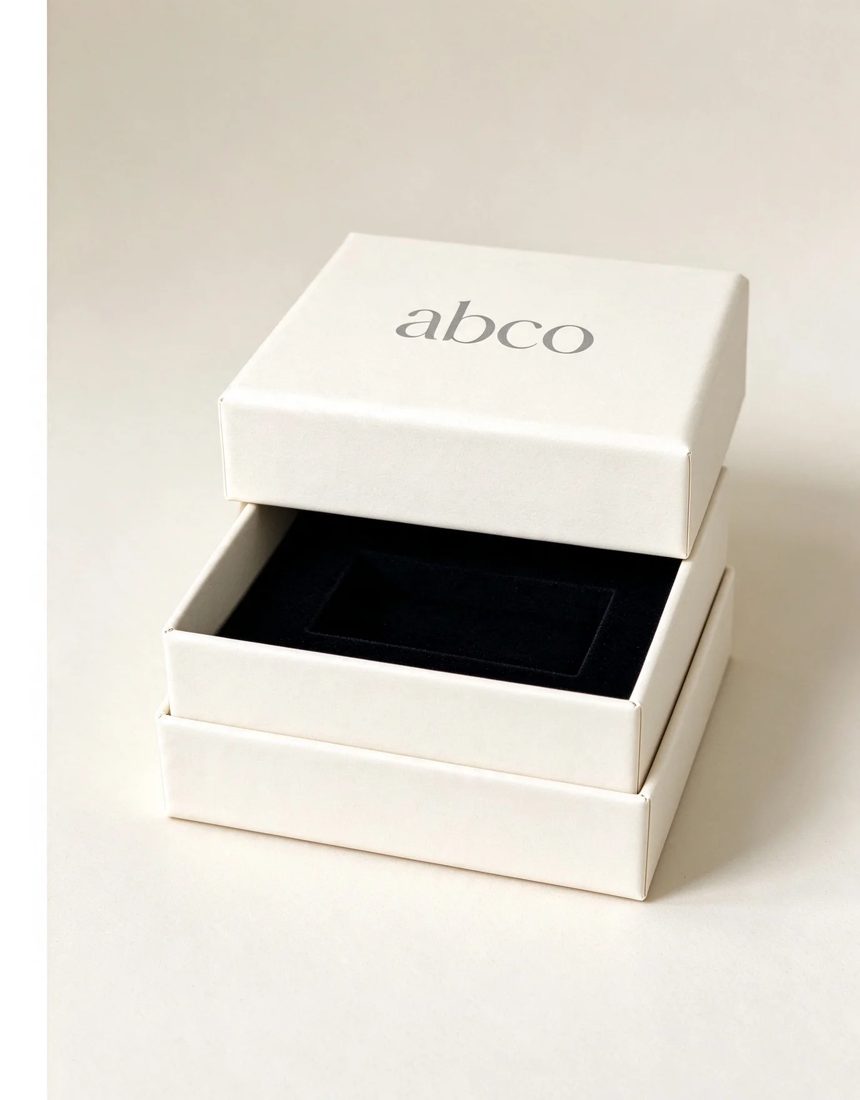 Individuell Bedruckt Square Papier Geschenkbox Karton Schmuck Verpackung Case