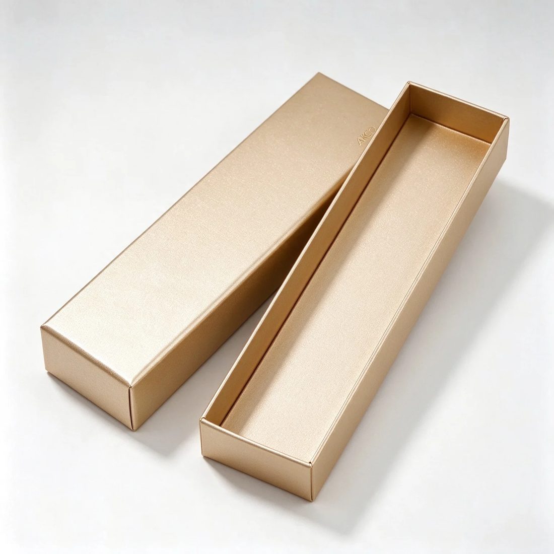 Logo nach Maß Leatherpapercard Box Rectangular Geschenk Verpackung Case