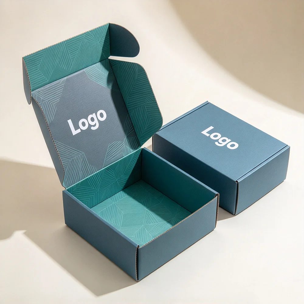 Impression Personnalisée Logo Tear-off Zipper Mailers Boîte