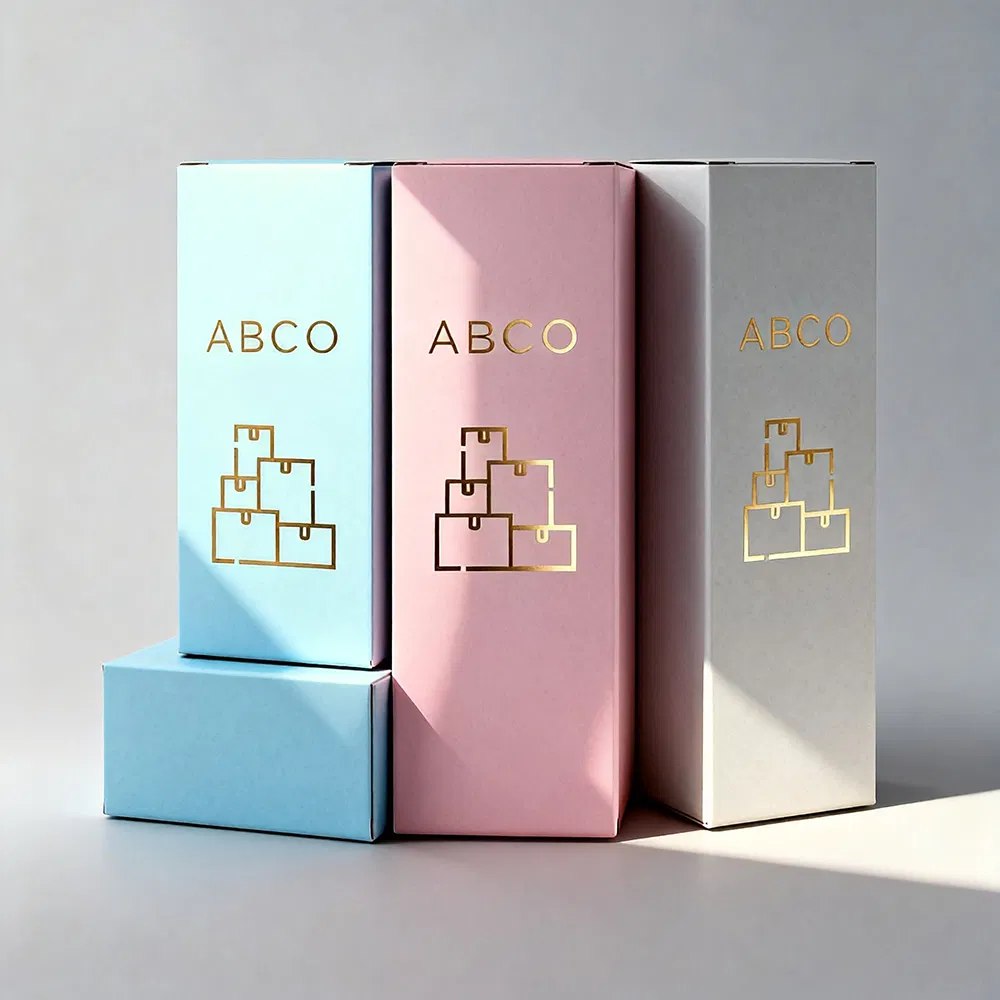 Rigid Gift Box with Gold Foil
