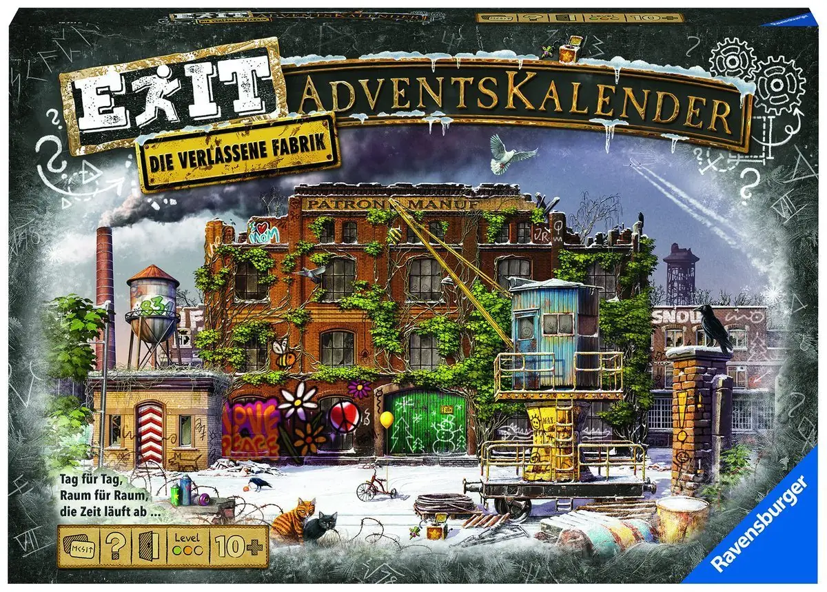 Ravensburger Ravensburger EXIT Advent Calendar: The Abandoned Factory (18233)