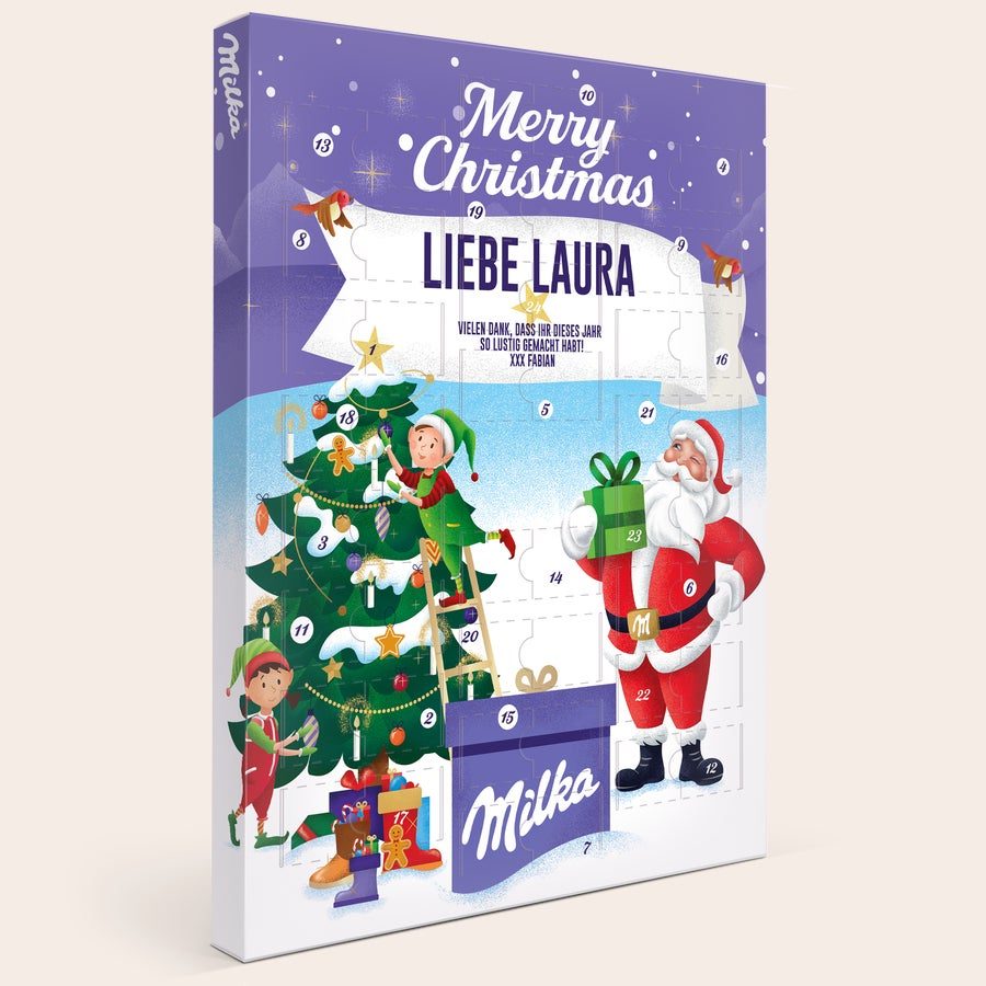 Milka Personalised Milka Favourites Advent Calendar