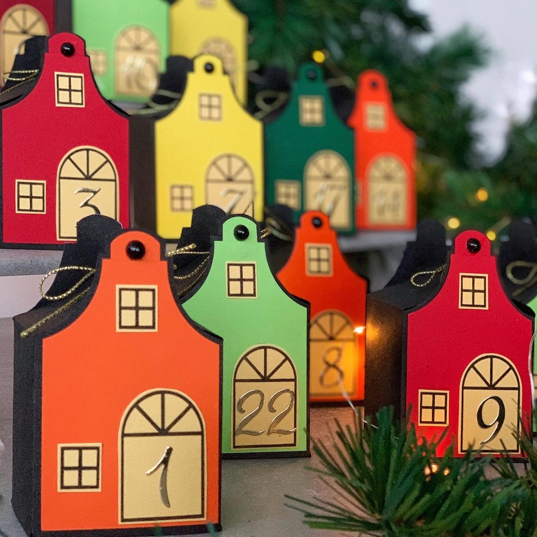 IrunToys DIY Amsterdam Houses Advent Calendar Kit