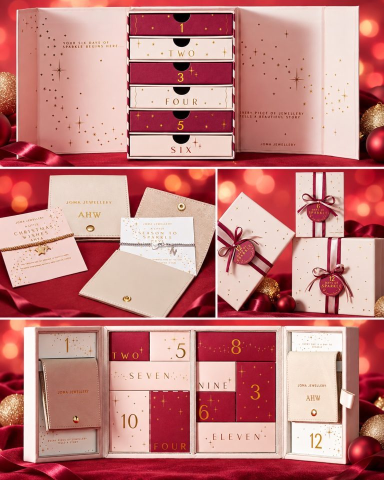 Joma Jewellery 12 Days Of Sparkle Advent Calendar In Silver Plating