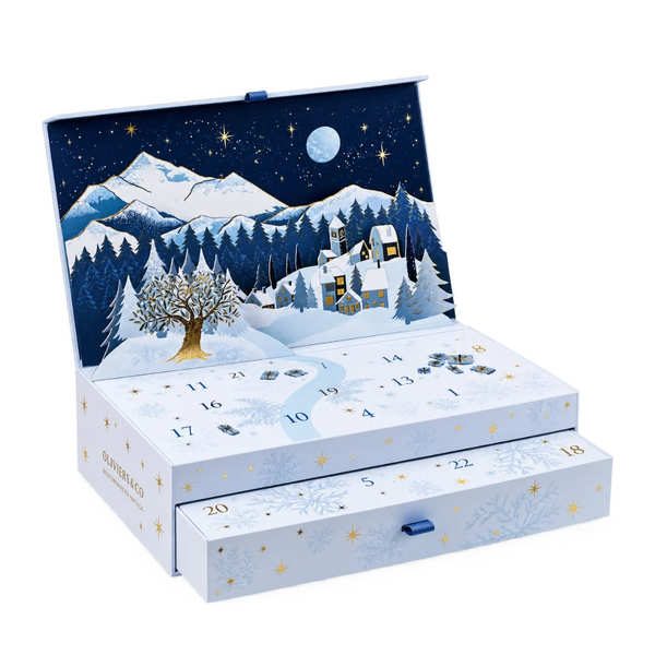 Oliviers & Co Calendrier de l'Avent "Le village enchanté sous la neige"