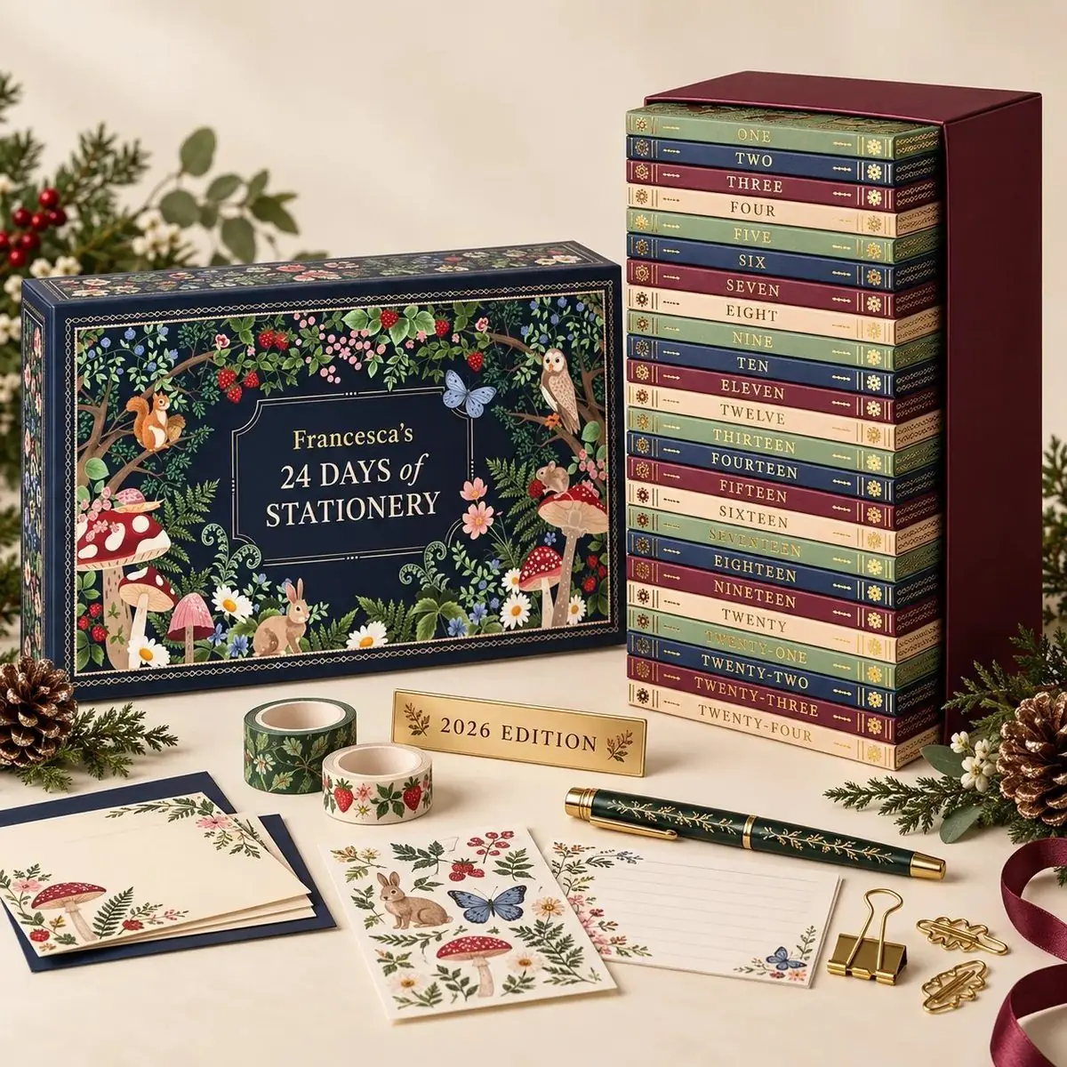 memoryamuse 24 Days of Stationery Magic – 2026 Christmas Advent Calendar